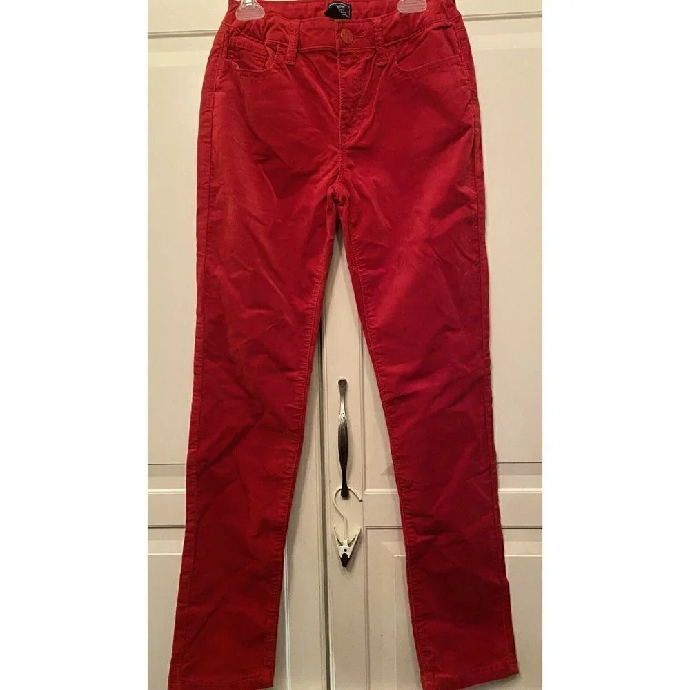 GAP Girl’s Size‎ 14 Red Brushed Cotton Skinny Jean